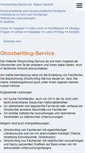 Mobile Screenshot of ghostwriting-service.de